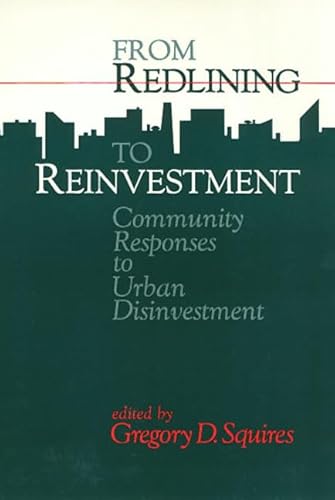9780877229858: From Redlining to Reinvestment: Community Responses to Urban Disinvestment