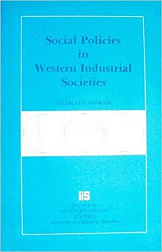 Beispielbild fr Social Policies in Western Industrial Societies zum Verkauf von Better World Books