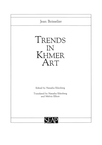Imagen de archivo de Trends in Khmer Art (Studies on Southeast Asia) a la venta por Midtown Scholar Bookstore