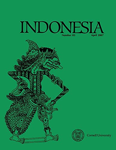 9780877278832: Indonesia Journal: April 2007 (VOLUME 83)