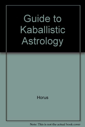 Imagen de archivo de A GUIDE TO QABALISTIC ASTROLOGY a la venta por Occultique