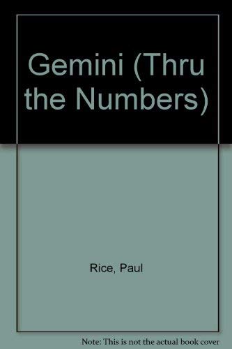 Imagen de archivo de THRU THE NUMBERS: Gemini May 21-June 20 a la venta por Occultique