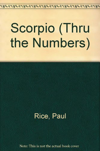 Imagen de archivo de THRU THE NUMBERS: Scorpio Oct 24-Nov 22 a la venta por Occultique