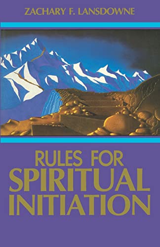 Beispielbild fr Rules for Spiritual Initiation zum Verkauf von WorldofBooks