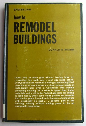 9780877335856: How to Remodel Buildings
