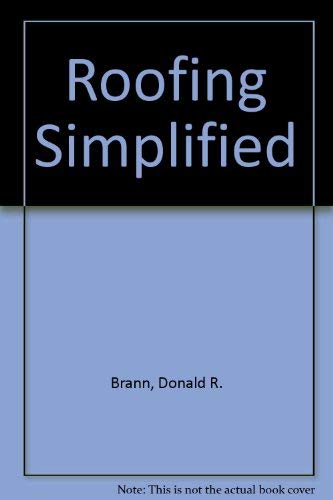 Beispielbild fr Roofing Simplified zum Verkauf von Better World Books