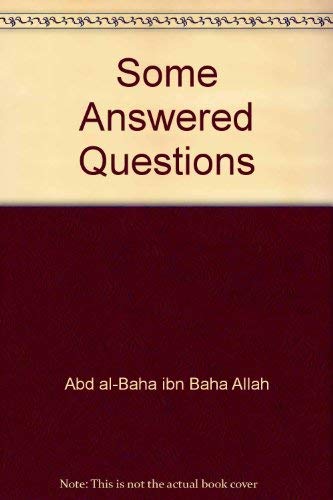 9780877431633: Some Answered Questions