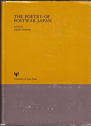 9780877450559: The Poetry of postwar Japan (Iowa translations)