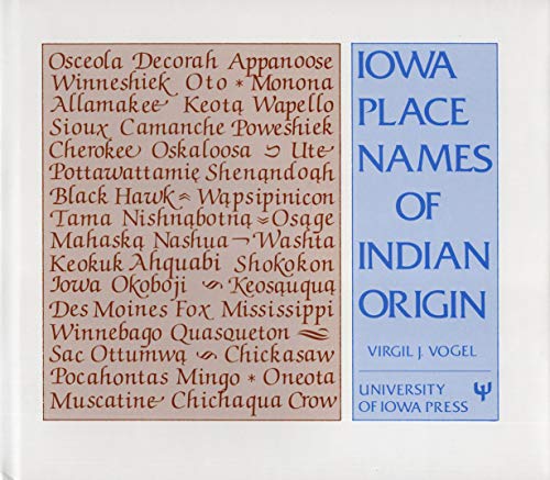 9780877451228: Iowa Place Names of Indian Origin [Idioma Ingls]