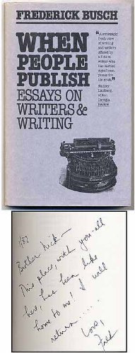 Stock image for When people publish: Essays on writers and writing for sale by WeSavings LLC