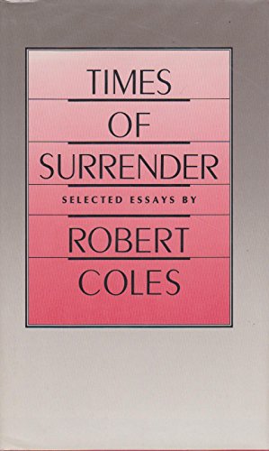 Beispielbild fr Times of Surrender: Selected Essays zum Verkauf von Wonder Book