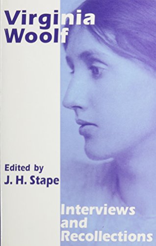 Imagen de archivo de Virginia Woolf : Interviews and Recollections a la venta por Better World Books: West