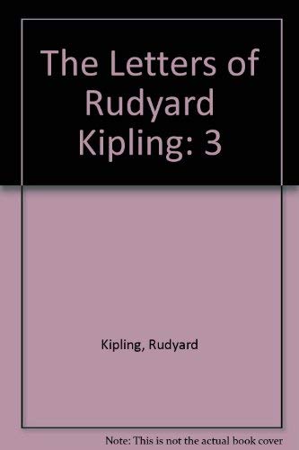 Imagen de archivo de Letters Rudyard Kipling V3 a la venta por ThriftBooks-Atlanta