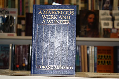 Stock image for A Marvelous Work and a Wonder for sale by Wonder Book