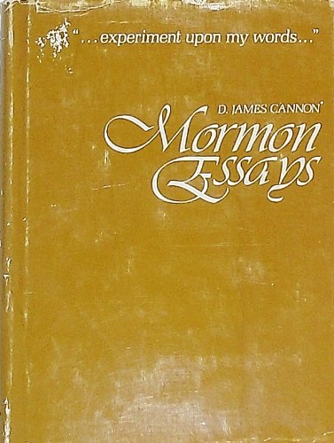 Beispielbild fr Mormon essays zum Verkauf von The Book Garden