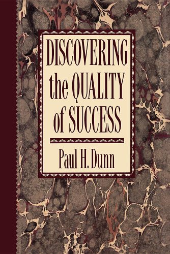 Imagen de archivo de Discovering the Quality of Success a la venta por Anderson Book