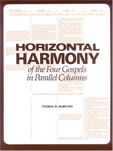 Beispielbild fr Horizontal Harmony of the Four Gospels in Parallel Columns: King James Version zum Verkauf von Jenson Books Inc