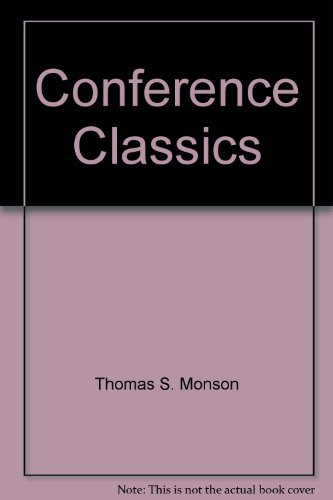 Imagen de archivo de Conference Classics a la venta por ThriftBooks-Atlanta