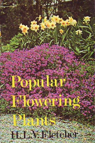 Imagen de archivo de Popular flowering plants a la venta por zeebooks