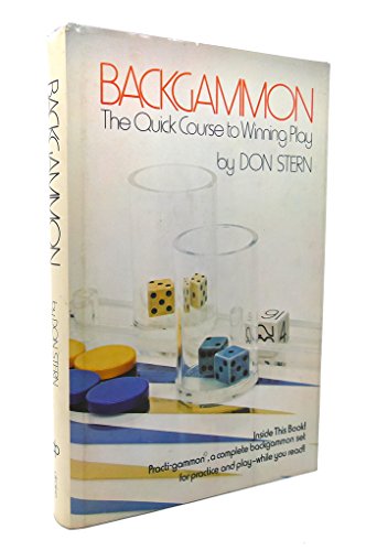 9780877495109: Backgammon: the quick course to winning play