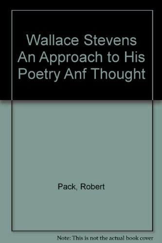 Beispielbild fr Wallace Stevens : An Approach to His Poetry and Thought zum Verkauf von Better World Books