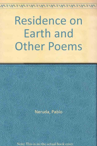 Stock image for Residence on Earth, and Other Poems for sale by Best and Fastest Books