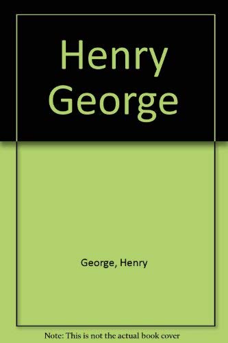 Stock image for Henry George for sale by The Red Onion Bookshoppe