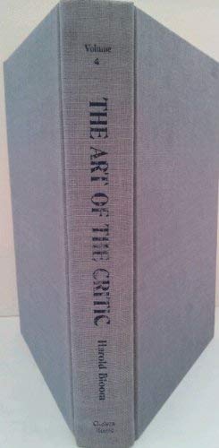 9780877544975: Title: The Art of the Critic Literary Theory and Criticis