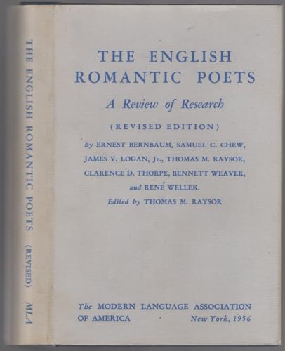 Imagen de archivo de The English Romantic Poets (Critical Cosmos) a la venta por Phatpocket Limited