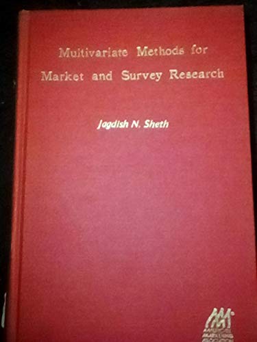 Stock image for Multivariate methods for market and survey research for sale by JARE Inc. dba Miles Books