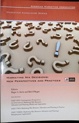 Stock image for Marketing Mix Decisions: New Perspectives And Practices for sale by Second Chance Books & Comics