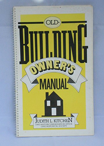 Beispielbild fr Old Building Owner's Manual zum Verkauf von Better World Books