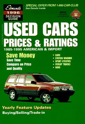 Stock image for Edmund's 1996 Used Cars Prices & Ratings (Edmund's Used Cars & Trucks Buyer's Guide) for sale by SecondSale