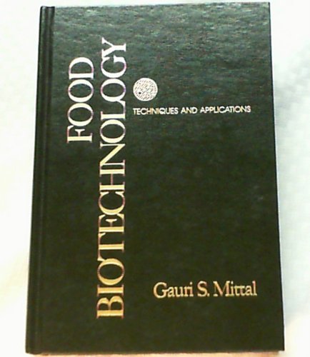 Stock image for Food Biotechnology : Techniques and Applications for sale by Better World Books