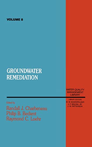 Imagen de archivo de Groundwater Remediation, Volume VIII (Water Quality Management Library) a la venta por HPB-Red