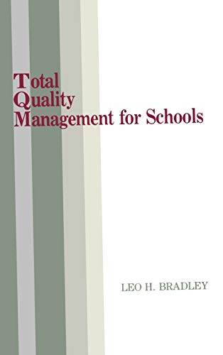 Beispielbild fr Total Quality Management for Schools: Book zum Verkauf von Wonder Book