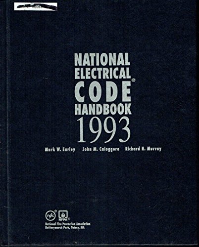 Imagen de archivo de National Electrical Code Handbook/1993/70Hb93 a la venta por Project HOME Books