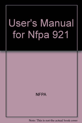 9780877657071: User's Manual for Nfpa 921