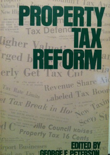 Imagen de archivo de Property Tax Reform a la venta por Better World Books