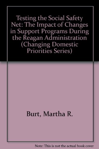 9780877663928: TESTING THE SOCIAL SAFETY NET (Changing Domestic Priorities Series)