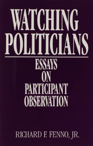 Imagen de archivo de Watching Politicians: Essays on Participant Observation a la venta por ThriftBooks-Dallas