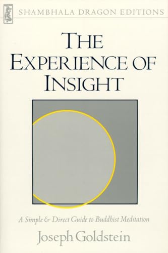Imagen de archivo de The Experience of Insight: Simple and Direct Guide to Buddhist Meditation (Shambala dragon editions) a la venta por AwesomeBooks