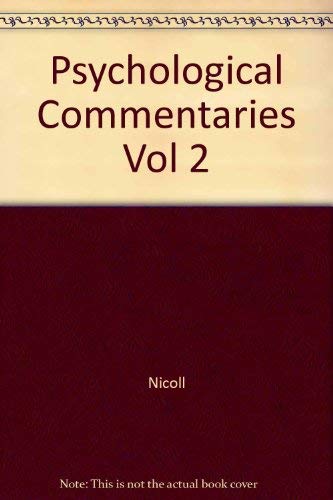 9780877732709: Psychological Commentaries Vol 2