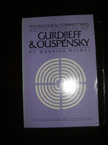 Psychological Commentaries on the Teaching of Gurdjieff and Ouspensky Volume 5 (9780877732884) by Nicoll, Maurice