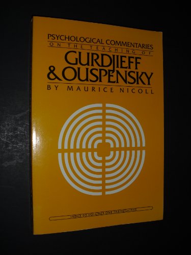 INDEX TO VOLUMES ONE THROUGH FIVE OF PSYCHOLOGICAL COMMENTARIES ON THE TEACHING OF GURDJIEFF & OUSPENSKY (9780877734758) by Nicoll, Maurice