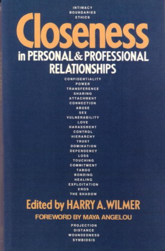 Stock image for Closeness in Personal and Professional Relationships for sale by Better World Books
