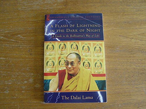 Stock image for A Flash Lightning in the Dark of Night: Guide to the Bodhisattva's Way of Life (Shambhala Dragon Editions) for sale by WorldofBooks