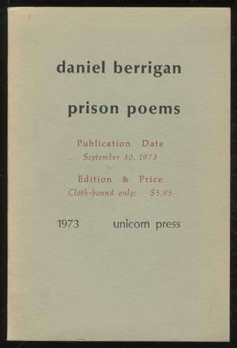 Beispielbild fr Prison Poems zum Verkauf von Better World Books