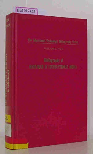 Stock image for Bibliography Of Research In Instructional Media (Volume Two of the Educational Technology Bibliography Series) for sale by GloryBe Books & Ephemera, LLC