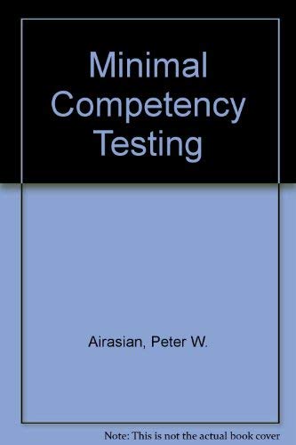 Stock image for Minimal Competency Testing for sale by Better World Books